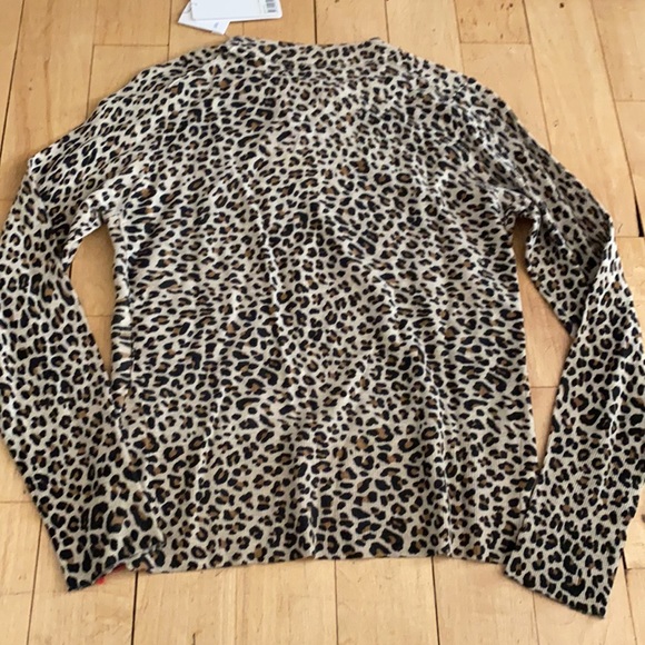 NWT Zadig and Voltaire Lirius Cashmere Leopard-Print Sweater Sz S - Picture 11 of 16